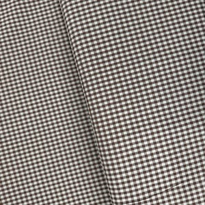 Könnte beinhalten: Braunes und weißes Gingham-Gewebe mit einem kleinen Karomuster.