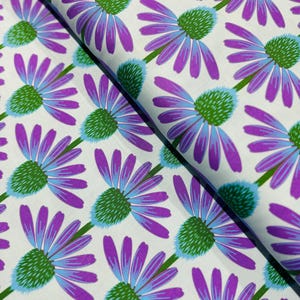 Love Always - Echinacea - Grape Fabric by Anna Maria Horner - Cotton Fabric