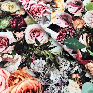 Serene Daydream – Rose Spectrum Digital Print Fabric by Hoffman Fabrics – U5132-63 Rose – Quilting Cotton - 43&quot; Wide