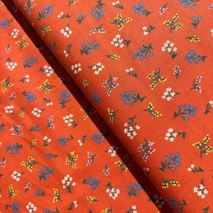 Strawberry Fields - Petite Fleurs Rifle Red by Rifle Paper Co. - Cotton Fabric
