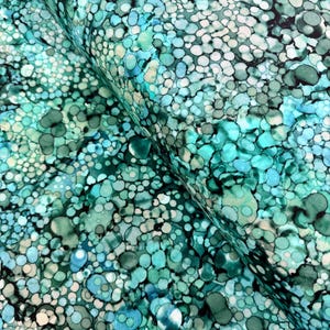 108&quot; Wide - Bliss Wide Backing – Tranquility Teal 108&quot; Wide Quilt Backing Fabric by Northcott - Digital Print - Cotton Fabric