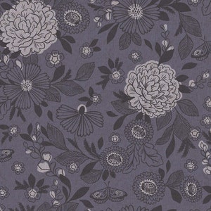 Canvas Fabric - Earth Magic - Its Cool to Be Kind - Amethyst Shadow - Canvas Fabric