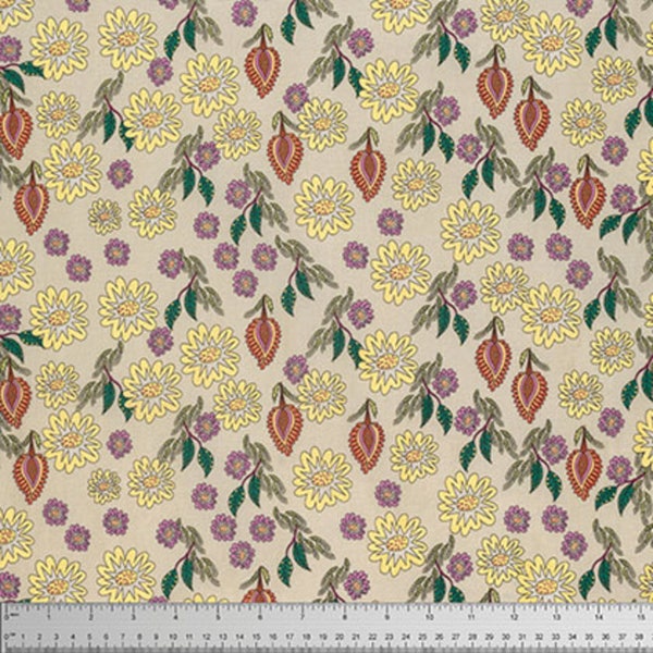 Free Spirit - Flock Together - Field of Flowers Fabric by Kathy Doughty - Cotton Fabric