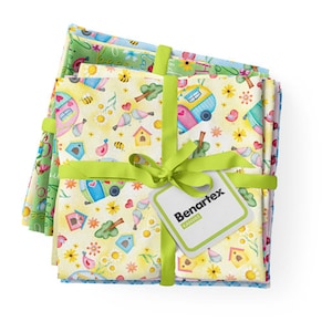 Sunshine Days Fat Quarter Bundle by Benartex - 19 Fat Quarters - Cotton Fabric