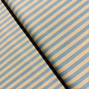 Primavera - Cabana Stripe Periwinkle Fabric by Rifle Paper Co. - Cotton Fabric