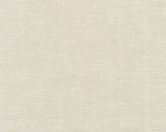 Robert Kaufman - Hemptex Herringbone Bone - Hemp + Cotton Blend - 52"/53" Width