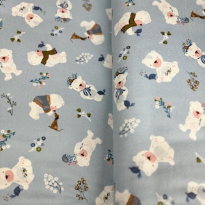 Flannel - Winter Days Flannel - Breeze - Cotton Flannel Fabric
