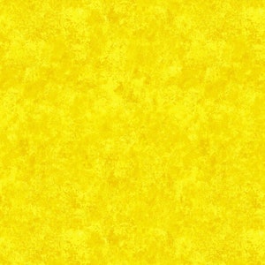Advice From A Sunflower - Watercolor Texture Yellow - Cotton Fabric
