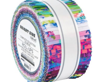 Bright Side Complete Collection Roll Up/Jelly Roll - 40, 2.5&quot; x 42&quot; Precut Fabric Strips