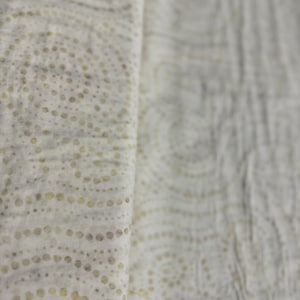106&quot; Wide - XTonga Large Loose Dotted Batik Quilt Backing - Cotton Fabric