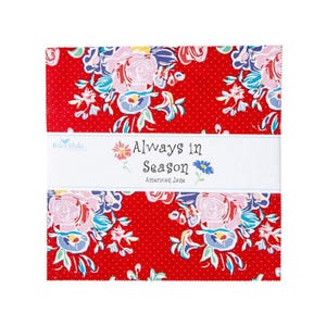 Always in Season 10 inch Stacker/Layer Cake by American Jane - 42, 10&quot; x 10&quot; Precut Squares