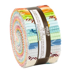 Buffalo Flats Roll Up - 40, 2.5&quot; x 42&quot; of Precut Fabric Strips
