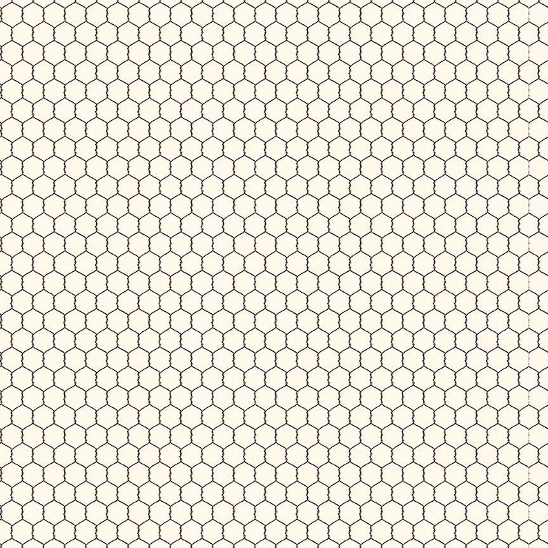 K&ouml;nnte beinhalten: Ein wei&szlig;er Hintergrund mit einem schwarzen Drahtgittermuster. Das Gitter besteht aus kleinen Sechsecken.