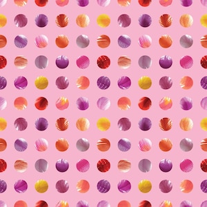 Moda Fabrics - Gradients 2 Parfait - Dots Pink - Digital Print - Cotton Fabric