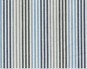 Vista Wovens Multi - Stripe Fabric by Jenelle Kent - Woven Cotton Fabric