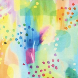 Prism Rainbow Gradient Quilt Backing Fabric - 108&quot; Wide Moda Cotton