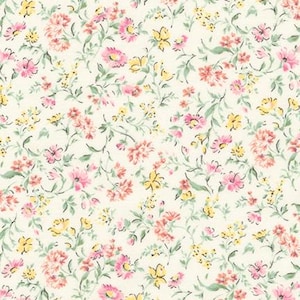 Tessuto primaverile per prato di cotone - Sevenberry Petite Garden Lawn - Tessuto per prato di cotone