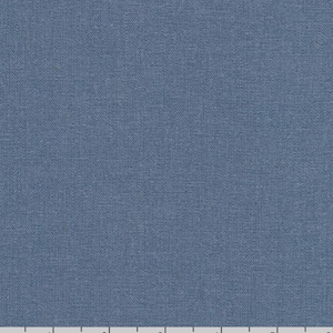 Brussels Washer Denim Blue - LINEN + RAYON Blend Fabrics - 51&quot;/52&quot; Wide
