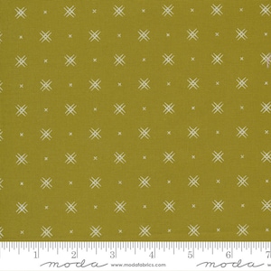 Beyond Bella New Green Olive Fabric by Bound Co. - Cotton Fabric