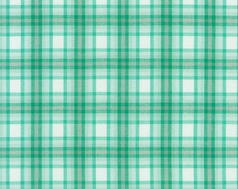 Tissus tissés pour fenêtres de cuisine - Plaid à carreaux teints en fil océan - Tissu en coton
