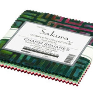 Artisan Batiks Sakura Charm Pack - 42, 5&quot; x 5&quot; Precut Fabric Squares