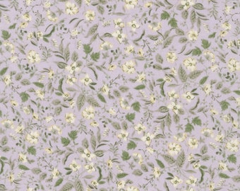 Robert Kaufman - Cotton Lawn - Sevenberry Petite Nostalgia Lawn Iris Fabric - Cotton Lawn Fabric