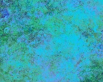 108" Wide - Stonehenge - Multi Mixers - Blue Lagoon Wide Backing by Linda Ludovico - Cotton Fabric