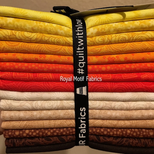 RJR Fabrics - Marmelade à la marelle et pain grillé Fat Quarter Bundle par Jamie Fingal - 15 Fat Quarter's