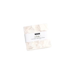 3 Sisters Vintage Linens Fabric Mini Charm Pack: 42 Cotton Squares