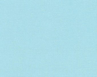 Brussels Washer Aqua - LINEN + RAYON Blend - 51"/52" Wide