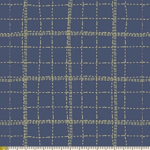 Capsules - Mad Plaid - Deep Sea Plaid - Cotton Fabric