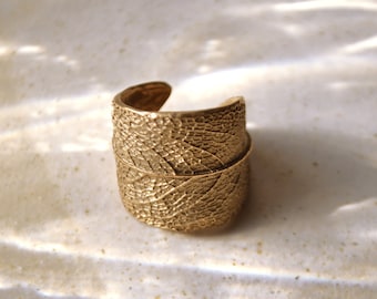 Sage ring, handmade boho minimal jewellery, bronze ring