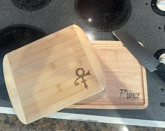 Prince, the Artist Cutting Board, Kitchen tool- options may be slightly different than pictured