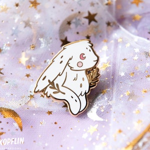 Konijn enamel pin - konijnen pin - schattige enamel pin - Schattig cadeau voor konijnenliefhebbers