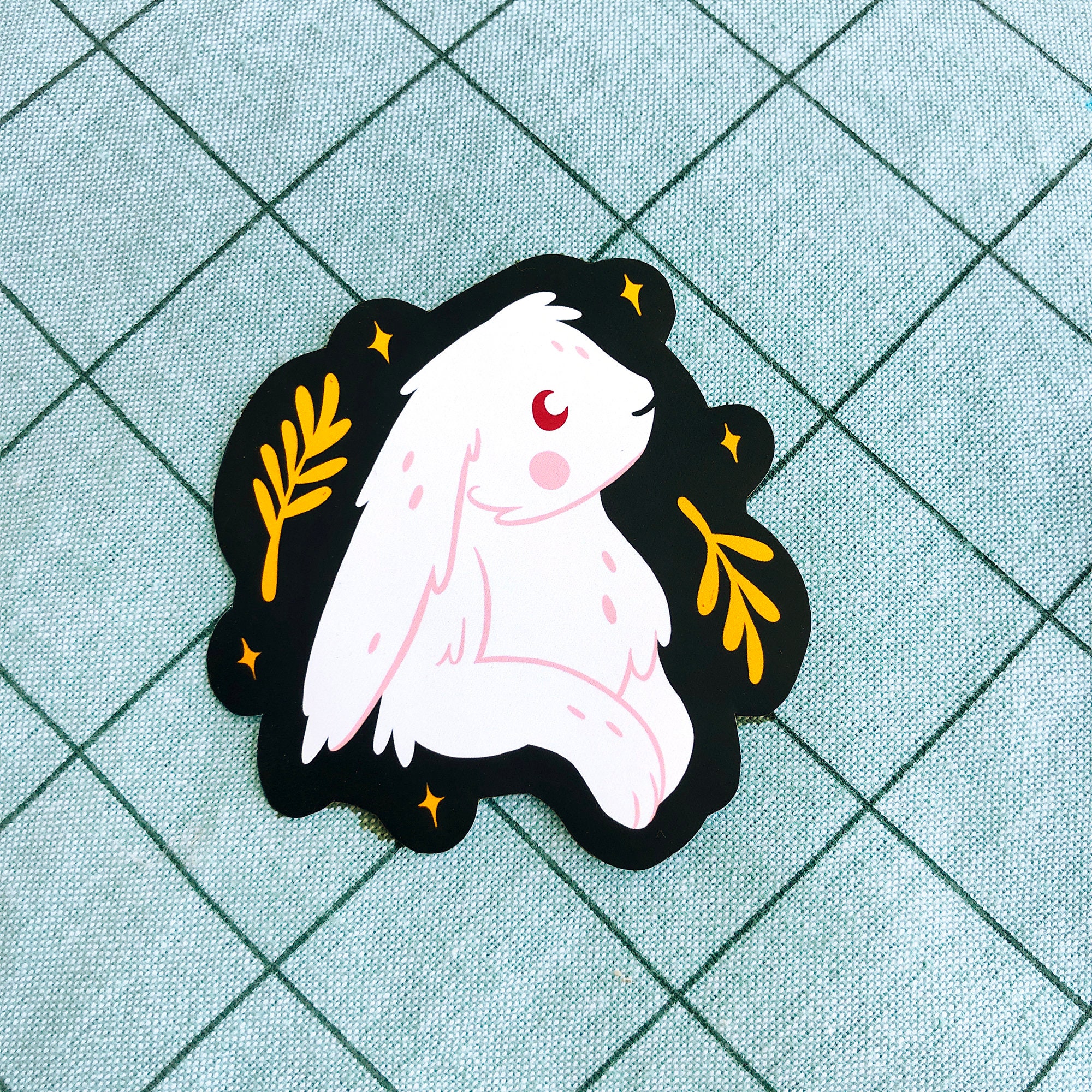 Cute Bunny Rabbit Sticker - Die Cut Vinyl Sticker - Etsy