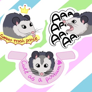 Opossum Stickers image 1