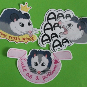 Opossum Stickers image 2