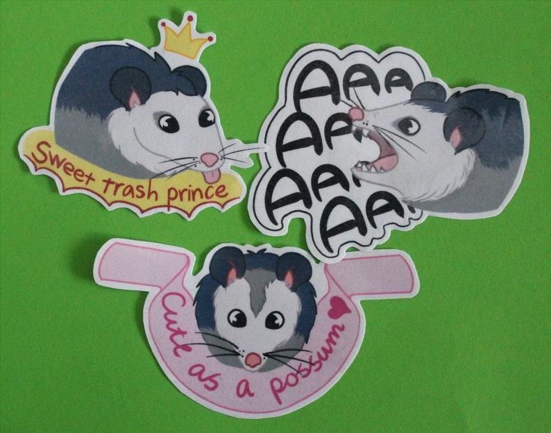 Opossum Stickers image 2