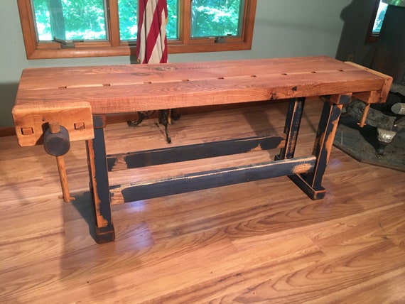 Vintage Carpenter Workbench Etsy