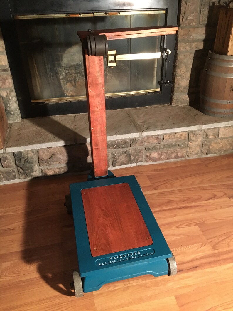 ANTIQUE FAIRBANKS Patform Scale RESTORED Etsy