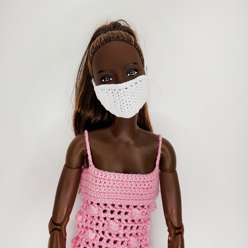 DIY Face mask for Barbie dolls Pattern PDF. DIY miniature Etsy