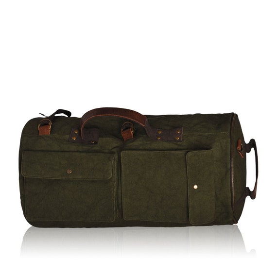 military canvas duffle bag