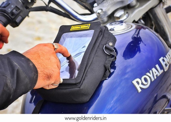 bike tank cover with mobile pouch