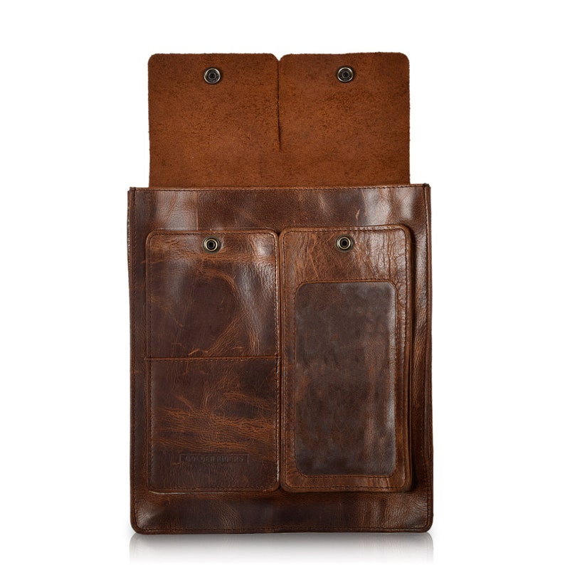 Motorcycle Tank Brown Leather Sling Bag Etsy