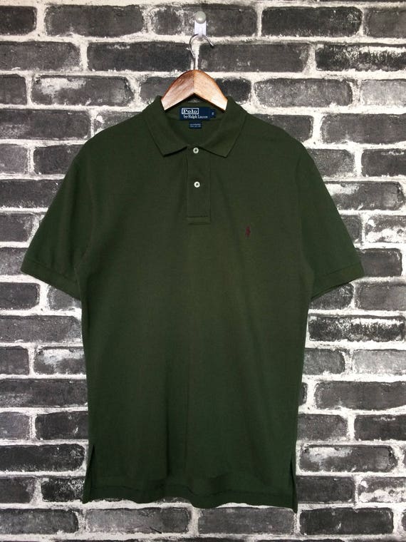 emerald green ralph lauren polo shirt