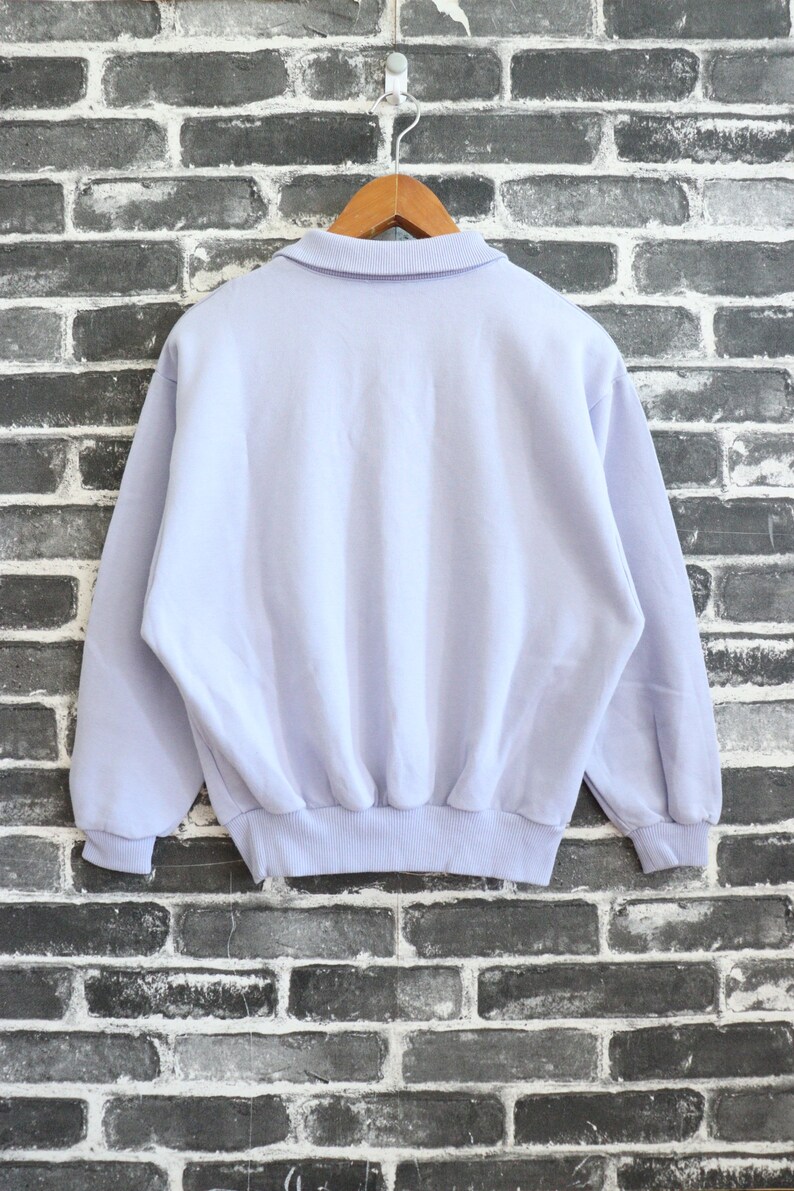 shoes trendy Vintage Ellesse Sweater 90s Era Pull over Lavender Embroidery Warming up outwearsport wearfashion Ladies legging High Top