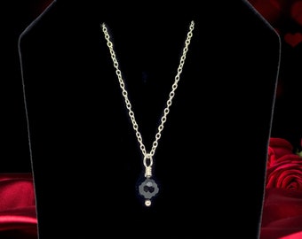 Black Tourmaline Pendant Necklace, Empath Protection Pendant, October Birthday, 8th Anniversary Gift, Root Chakra, Schorl, Protective Stones