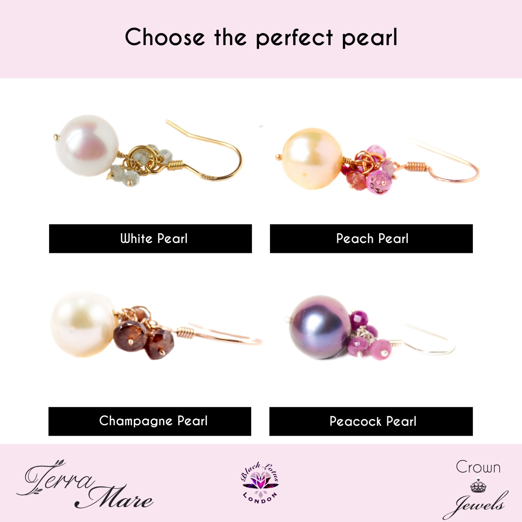 Tanzanite Crystal Real Pearl Earrings Cultured Pearls | Etsy