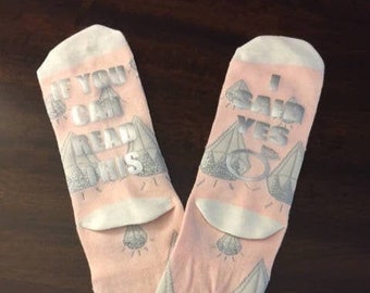 Wedding Socks, Engagement Gift, Bridal Shower Gift, Gift for Bride, Diamond Ring Gift, Bachelorette Party Gift, Wedding Planning