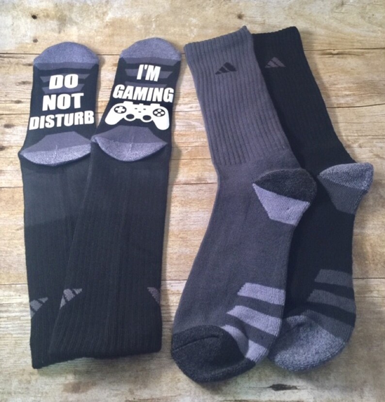 Video Game Socks Do Not Disturb I'm Gaming Gift for Etsy